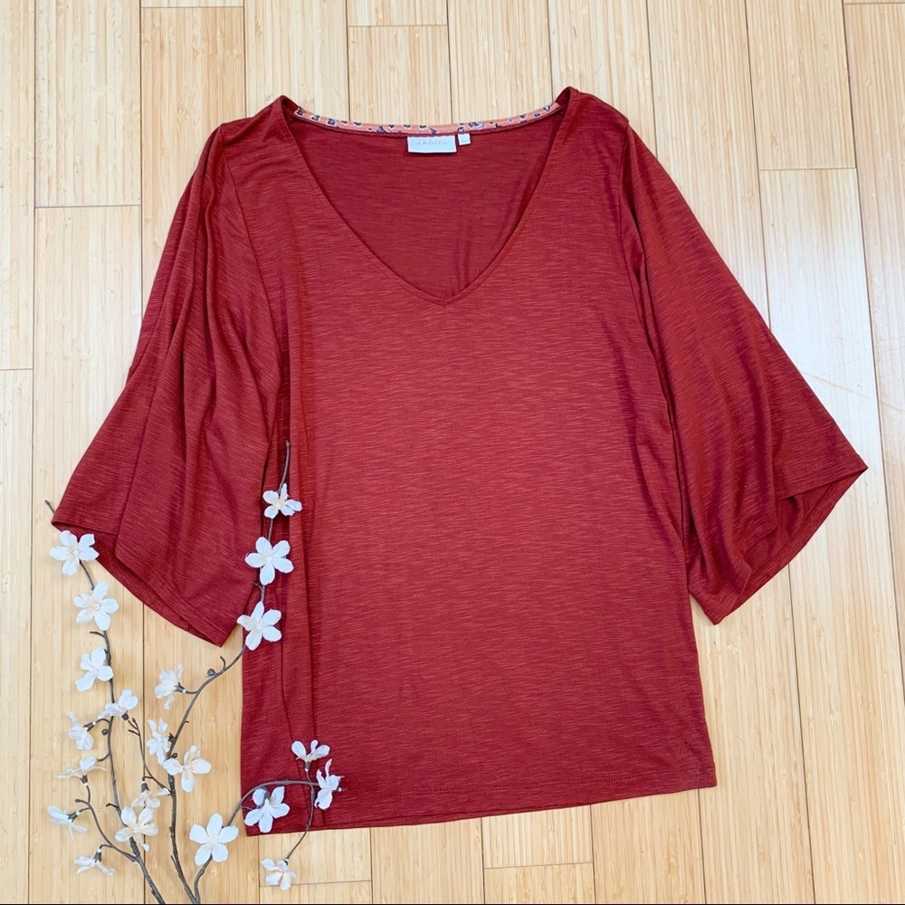 Anthropologie Deletta Soft Heathered Top, S.
